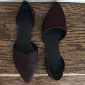 Vince Burgundy Flats